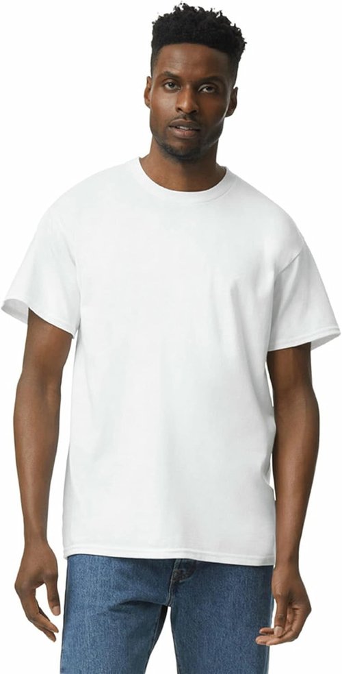 Gildan Heavy Cotton T-Shirt - Comfortable Adult Tee | Multipack Available in Various Colors