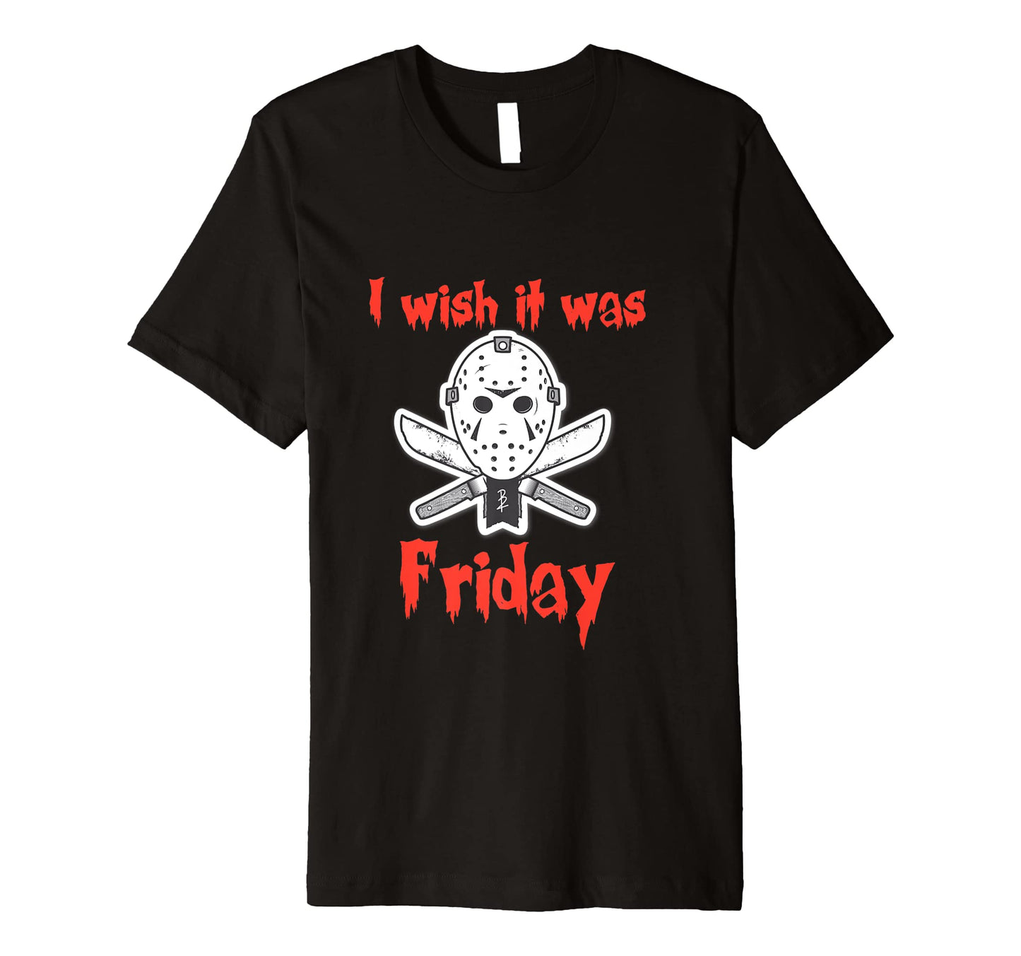 Halloween Funny I wish it was Friday Jason costume T shirt