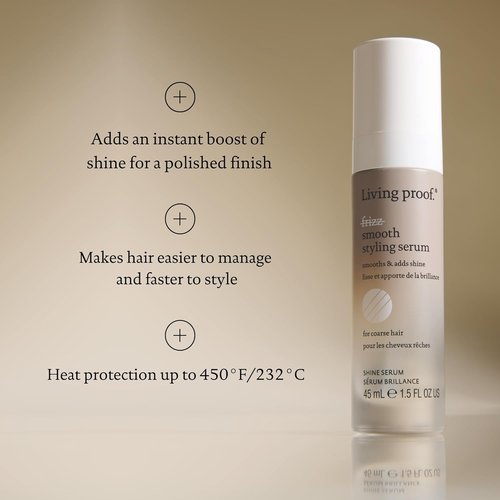 Living Proof No Frizz Smooth Styling Serum - Frizz Control & Shine | 4 oz