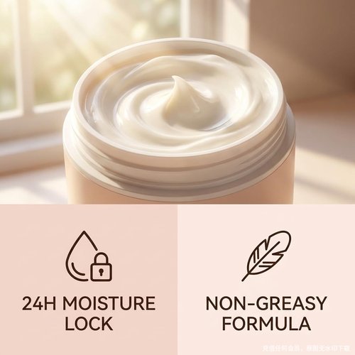 Glow Velvet Priming Moisture Cream - Hydrating Pore Blurring Makeup Primer for Smooth, Long-Lasting Finish (1 pc)