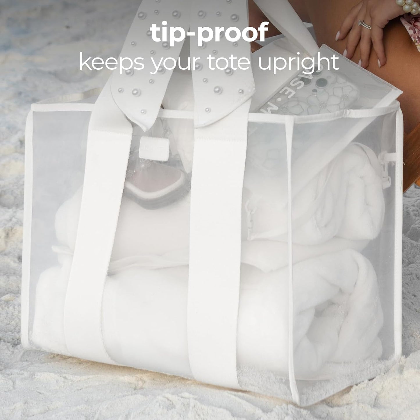 Case-Mate Jelly Tote Bag - Stylish, Durable, and Waterproof | Perfect for Everyday Use
