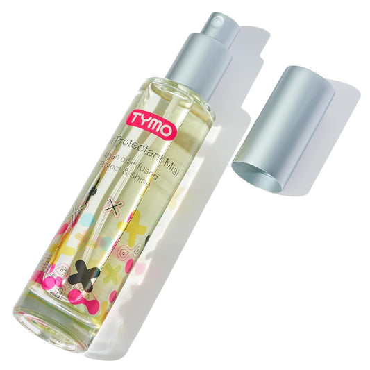 TYMO Heat Protectant Spray - Argan Oil Formula for Smooth, Hydrated Hair | Lightweight & Natural for All Hair Types