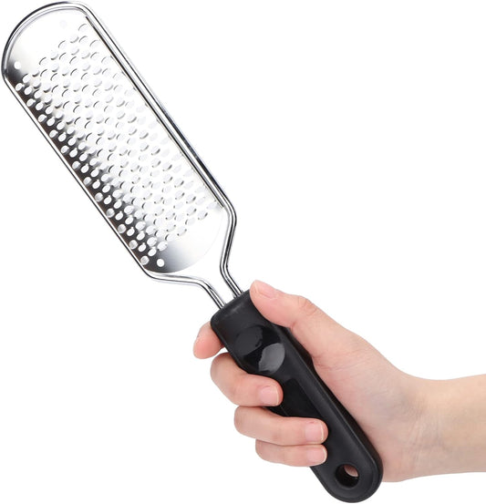 Skiennix Colossal Pedicure Rasp Foot File - Professional Stainless Steel Hard Skin Remover | Detachable Design for Wet & Dry Use