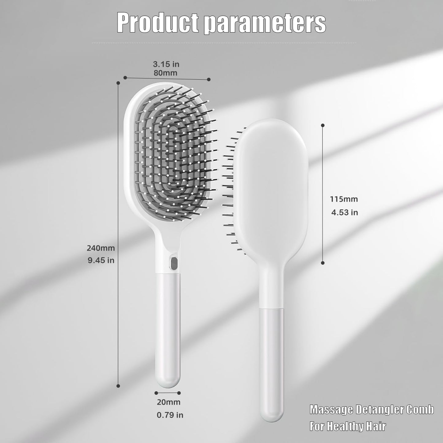 WYNK Detangling Brush - Soft Bristles for Fast Drying - Gentle on Thick, Curly Hair | For All Ages