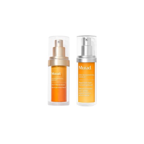 Murad Vita-C Glycolic Serum & Rapid Dark Spot Correcting Serum - Brighten Skin Tone, Set of 2