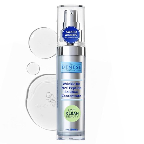 Dr. Denese Wrinkle RX Peptide Solution Concentrate 1 oz - Lightweight Hydration for Smoother, Firmer Skin