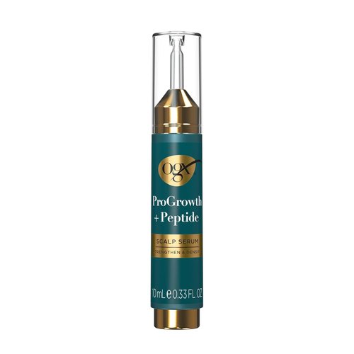OGX ProGrowth + Peptide Scalp Serum - Strengthens & Hydrates Scalp for Natural Hair Growth | 0.33 fl. oz