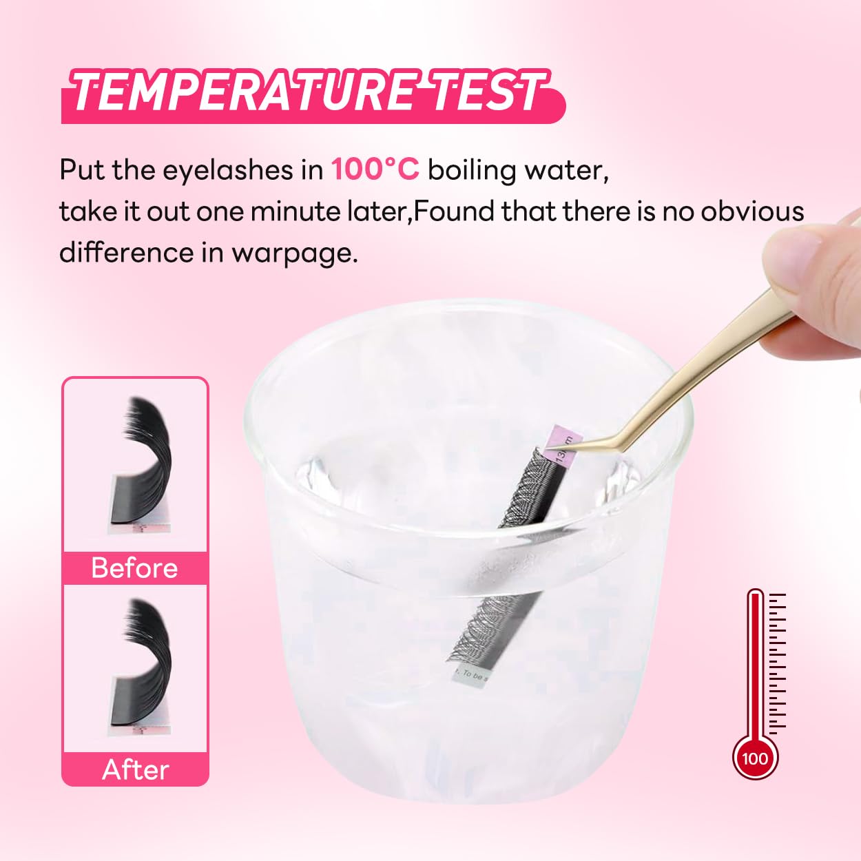 3D W Shape Eyelash Extension Natural Soft Volume 0.07mm D curl 15mm Premade Fans Faux Mink Matte Black Cluster 12 rows