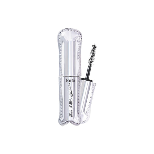 Tarte Lights, Camera, Lashes Platinum Volumizing Mascara - Black Tinted Peptide Lash Serum for Volume & Length, Vegan & Cruelty-Free