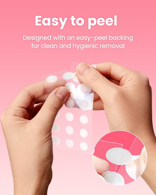 GLAM UP Hydrocolloid Blemish Pimple Patches - Invisible Ultra-Thin Spot Covers, Waterproof & Adhesive (36 Count)