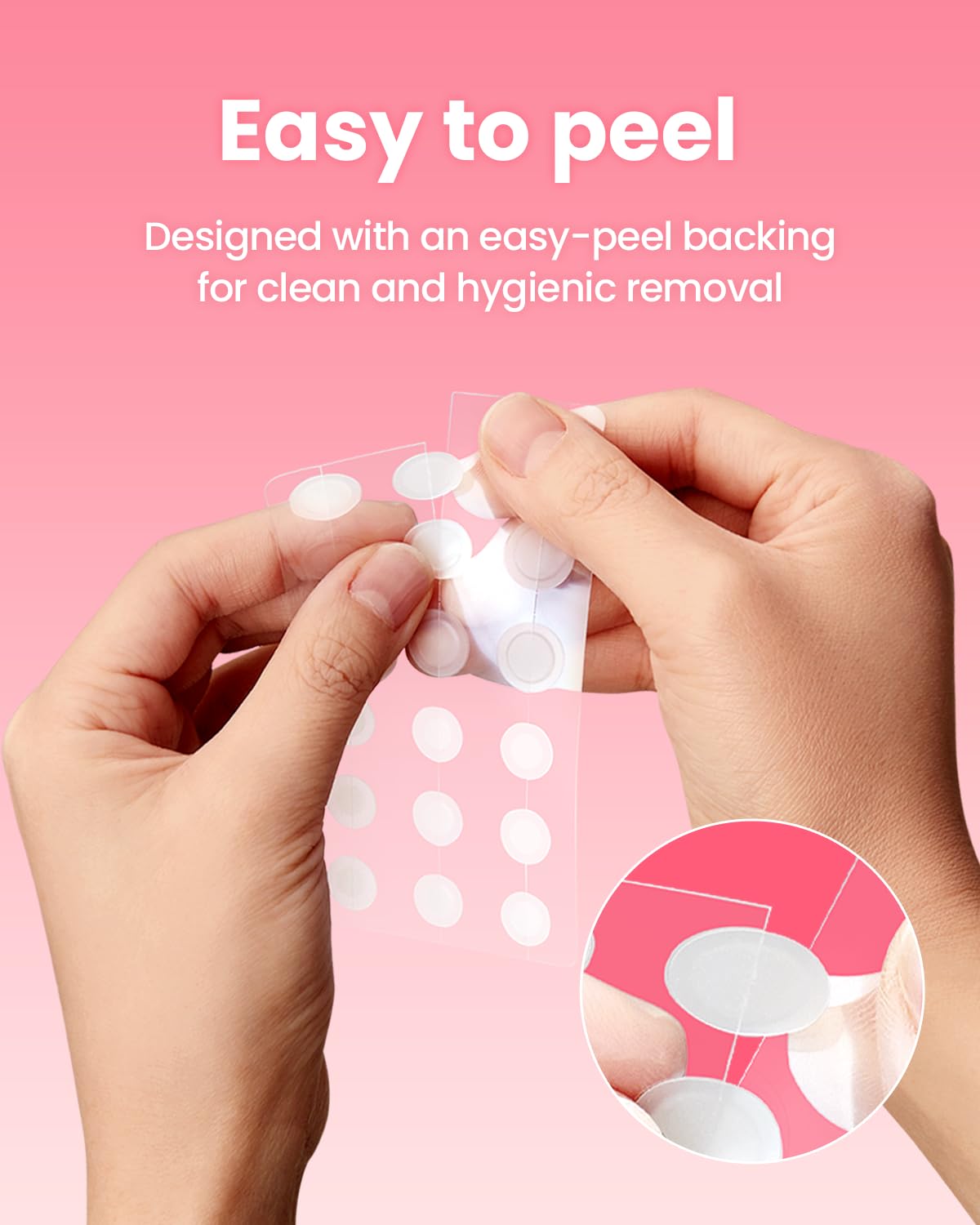 GLAM UP Hydrocolloid Pimple Patches - Invisible Ultra Thin Spot Covers for Face, Waterproof & Vegan (36 Count)