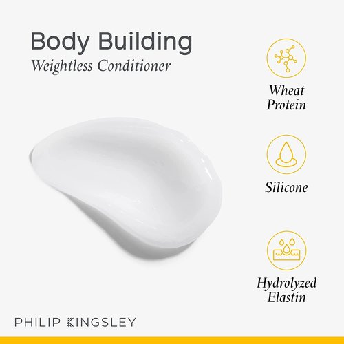 PHILIP KINGSLEY | Body Building Weightless Conditioner | Volumizing for Fine Hair | Hydrates & Adds Shine | 2.53oz