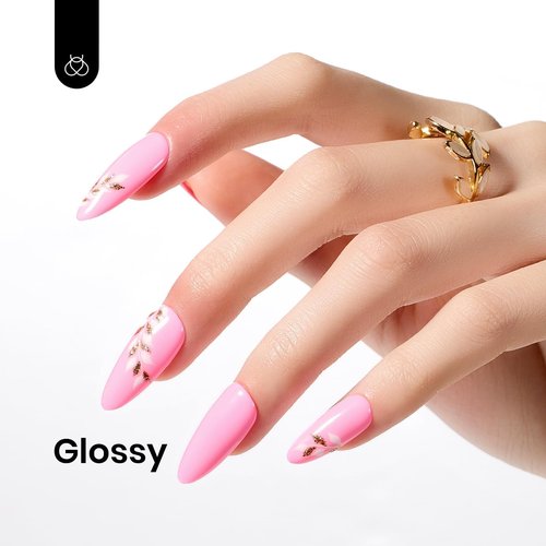 Beetles Pink Gel Polish - Flamingo Feather 15ML/0.51Fl Oz, Light Pink Gel Nail Polish, Soak Off UV LED Lamp Nail Art, Long-Lasting Manicure Salon DIY Home Spring Nails - Gifts for Her