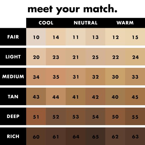 e.l.f. Soft Glam Foundation, Medium Coverage, Long-Lasting & Buildable Foundation For A Smooth, Satin Finish, Vegan & Cruelty-Free, 20 Light Cool