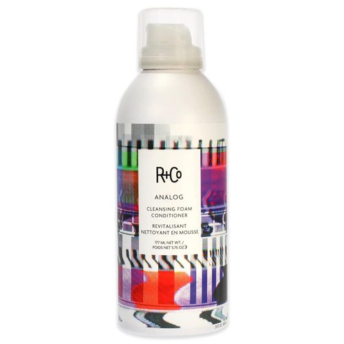 R+Co ANALOG Cleansing Foam Conditioner - Lightweight, Frizz-Reducing Formula for All Hair Types