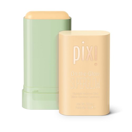 Pixi On-the-Glow SuperGlow - Hydrating Highlighter Stick in Gilded Gold | Paraben-Free | 19g / 0.6oz