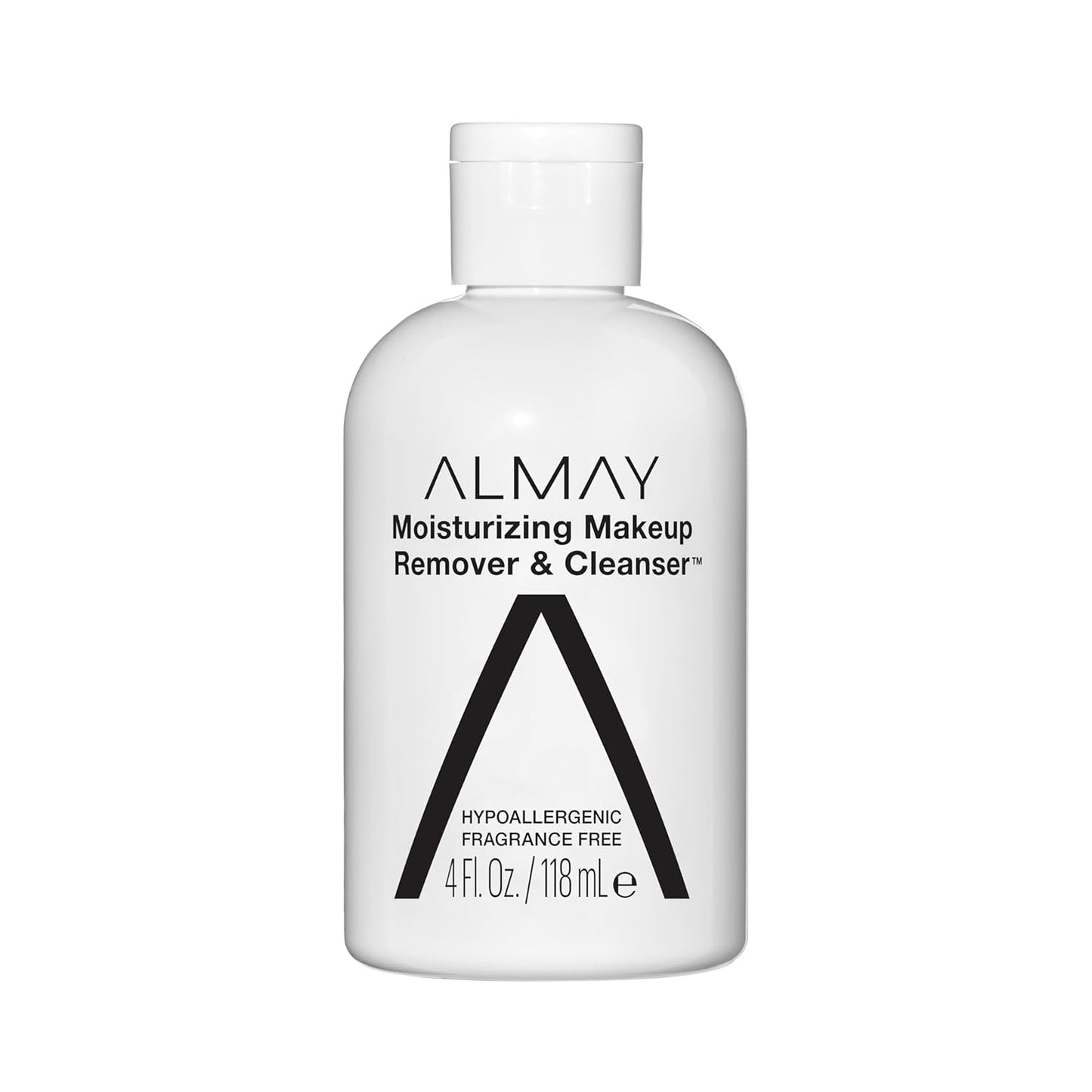 Almay Moisturizing Makeup Remover - Dermatologist Tested, Fragrance-Free, 4 Fl Oz