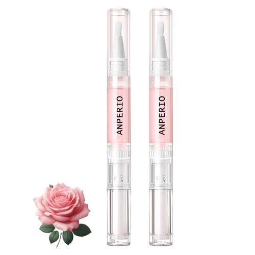 Anperio Nail 𝐆𝐫𝐨𝐰𝐭𝐡 Pen, 2024 New Anperio 𝐒𝐭𝐞𝐦 𝐂𝐞𝐥𝐥 Nail 𝐆𝐫𝐨𝐰𝐭𝐡 Pen, Nail 𝐆𝐫𝐨𝐰𝐭𝐡 Oil Pen, Cuticle Oil Serum for Nails 𝐒𝐭𝐫𝐞𝐧𝐠𝐭𝐡𝐞𝐧𝐞𝐫 Moisturize (2PC Rose)