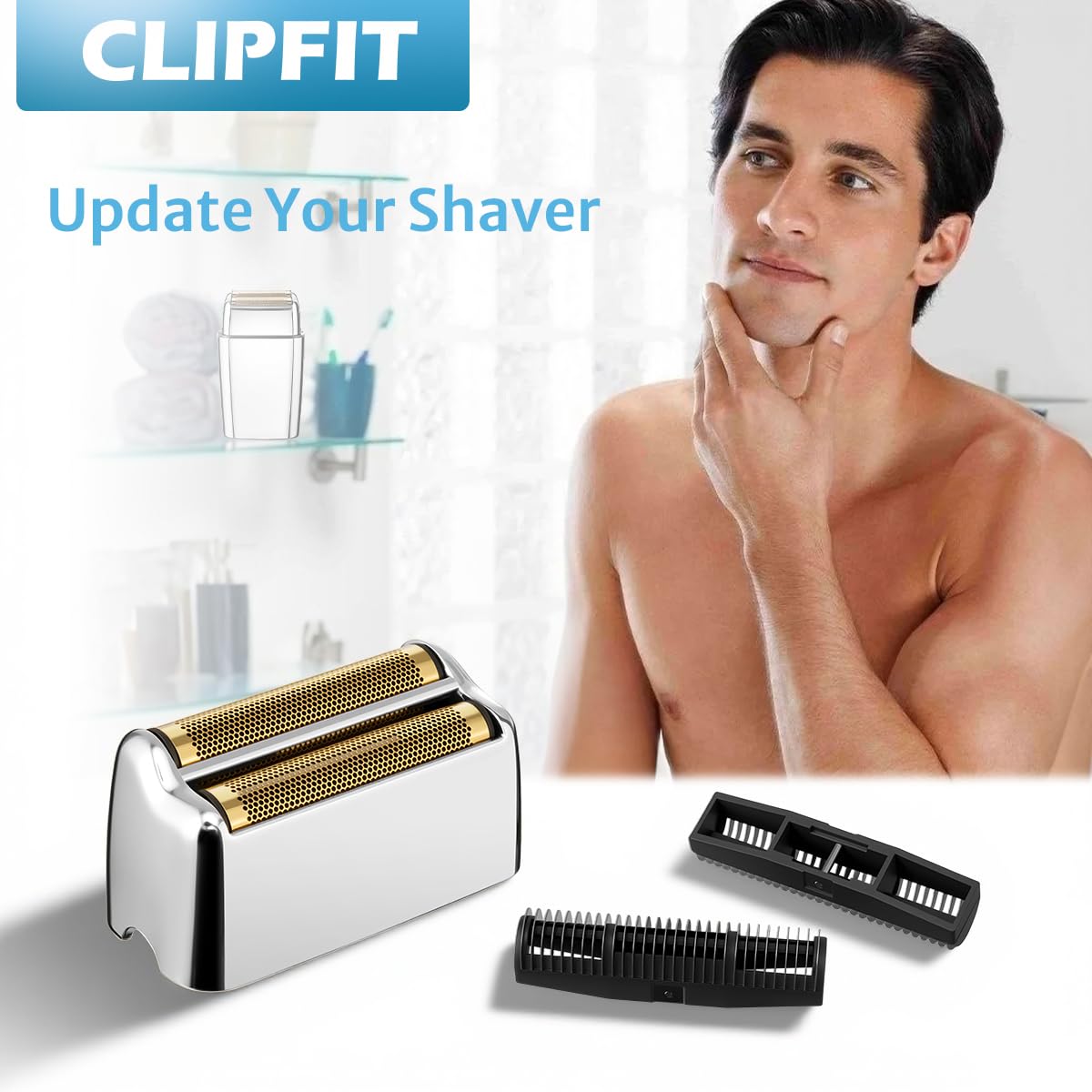 Babyliss FXFS2 Foil Shaver Replacement Foil - Silver Color, 1 Pack for Smooth Shaving