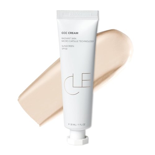 CLE Cosmetics CCC Cream - Color Correcting Foundation With SPF 50 - Lightweight & Hydrating - Neutral Fair 101 - 1 fl oz
