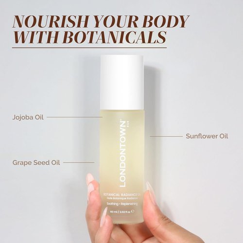 LONDONTOWN Botanical Radiance Oil - Nourishing Hydration for Skin & Hair, Post-Shave Care - 1.95 fl oz