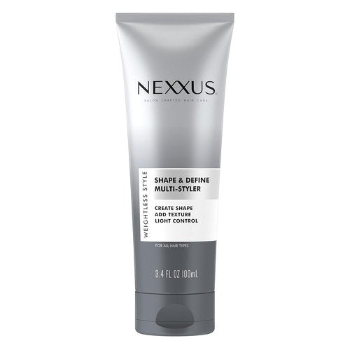Nexxus Shape and Define Multi-Styler - Weightless Hair Styling Cream for Light Hold | 3.4 oz