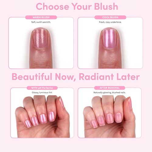 Orly pH Perfector Revitalizing Nail Tint - Color & Care for Flushed Blush Nails | Infused with Vitamin C & E (Cool Blush)