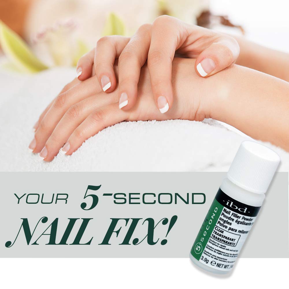 IBD 5 Second Nail Filler Powder For Cracked, Split, Damaged Nails 4 g, 3 count