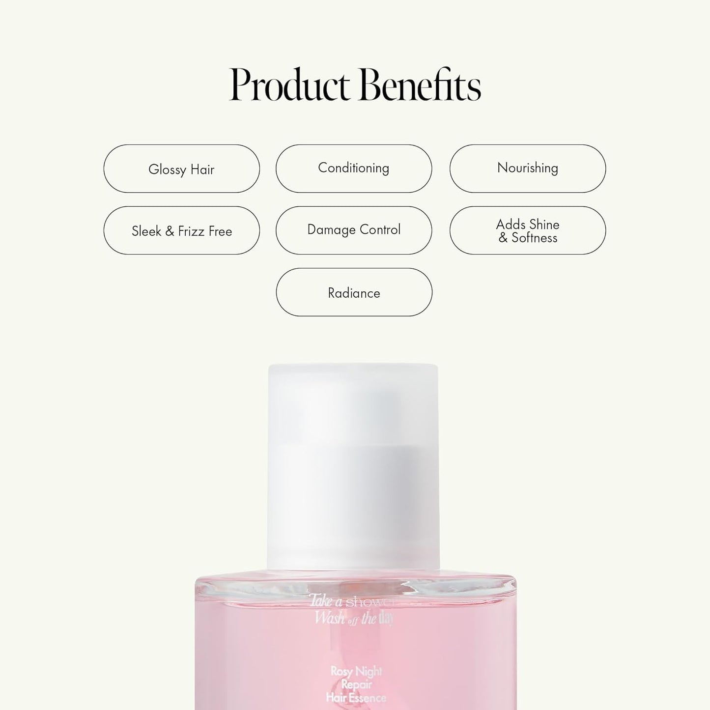 ANILLO Rosy Night Repair Hair Essence - Damask Rose Extract & Peptide Complex for Dry, Frizzy Hair | Vegan, 50ml