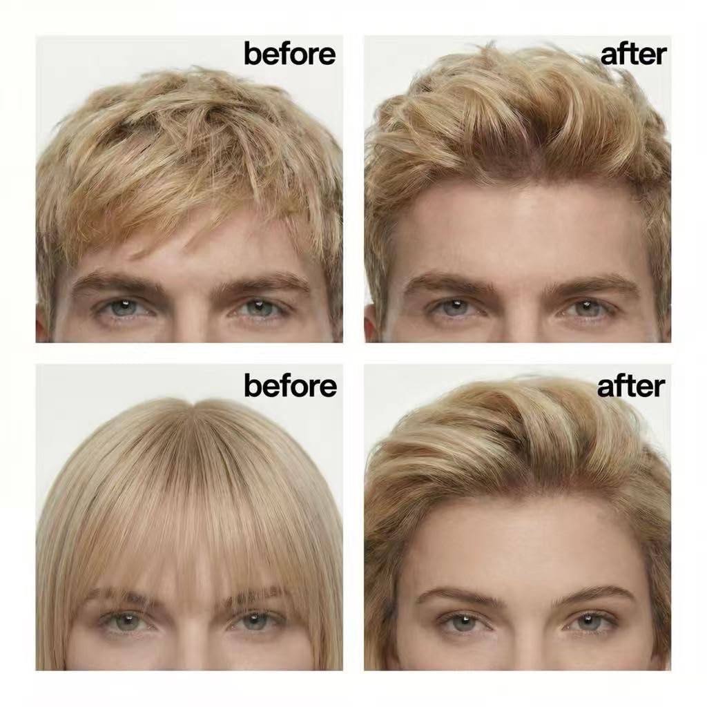 ApexFlow Hair Volume Styling Cream - Texturizes, Defines & Hydrates Thin, Flat Hair | Eco-Friendly Refill, Non-Greasy