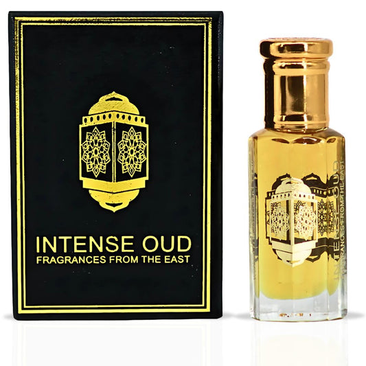 INTENSE OUD Peach Passion Long Lasting Arabian Perfume Oils For Women 12ML (0.40 OZ) Fragrance Oil with Floral & Vanilla Musk Notes - Concentrated Perfume Oil & Elegant Gift for Women in Black Box