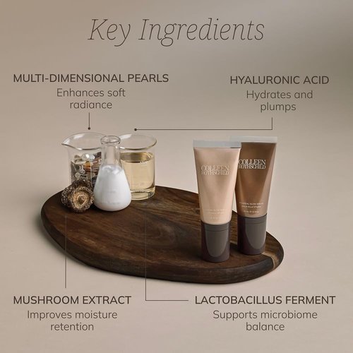 Colleen Rothschild Ethereal Glow Serum - Radiance Elixir for Hydration & Barrier Strengthening | 2 Shades for All Skin Types