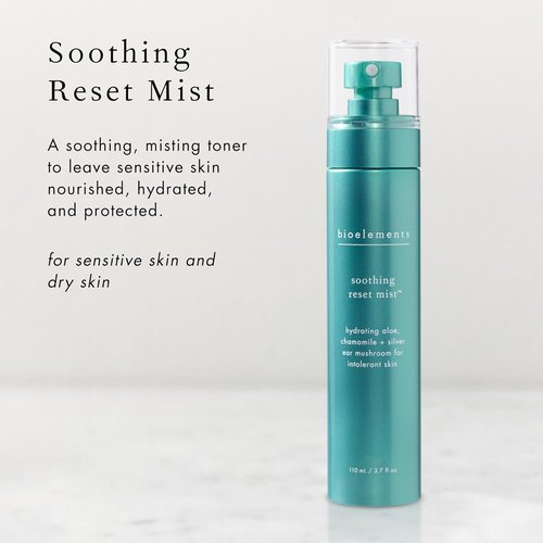 Bioelements Soothing Reset Mist - Hydrating Toner for Sensitive & Dry Skin - 3.7 oz | Vegan & Gluten-Free