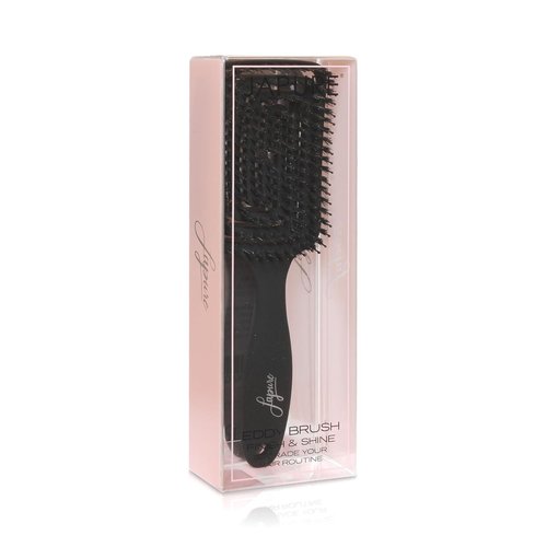 Kinetic Detangling Hair Brush - Boar & Nylon Bristles for Scalp Massage | Professional Vented Design for Shiny, Smooth Long Hair