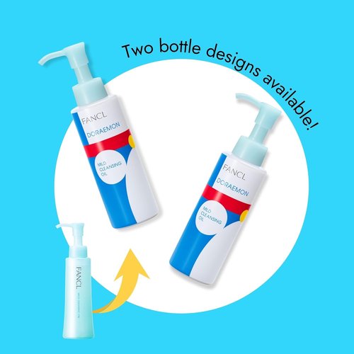 FANCL Mild Cleansing Oil - Gentle Japanese Makeup Remover for Sensitive Skin | 100% Preservative Free (1, Blue)