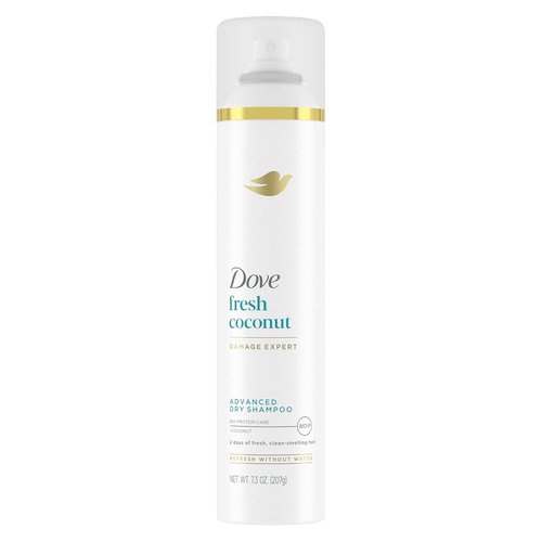 Dove Advanced Dry Shampoo - Fresh Coconut Formula for Clean, Revived Hair | 7.3 oz