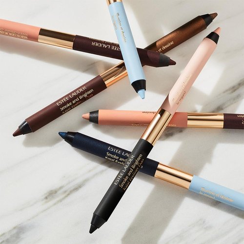 Estée Lauder Kajal Eyeliner Pencil Duo - Long-Lasting Waterproof Formula | 0.03 Ounce