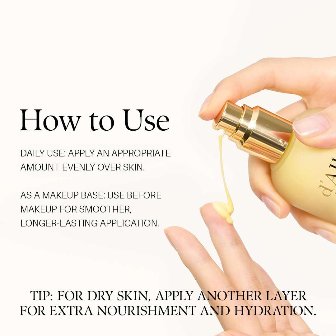 White Truffle Moisturizing Serum Lotion, Milky Lotion, Lightweight, Deep Hydration, Face Moisturizer, Glass Skin (3.38 fl oz.)