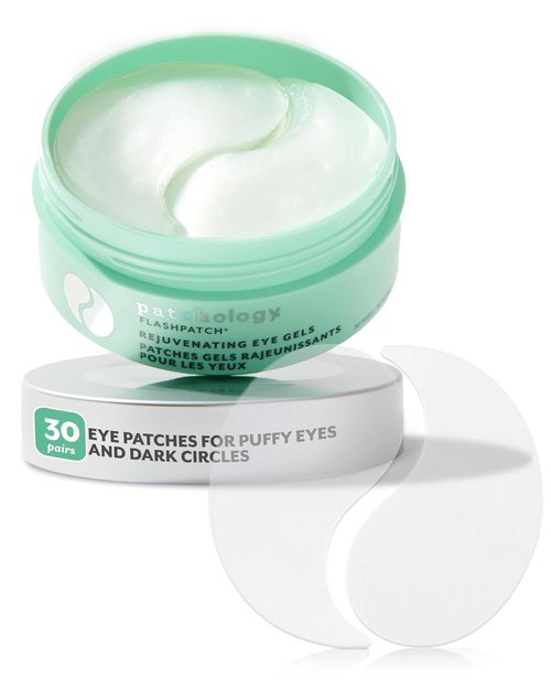 Patchology Rejuvenating Under Eye Gels - Hydrating Eye Mask with Caffeine & Collagen - 30 Pairs for Dark Circles & Puffiness