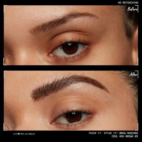 NYX Professional Makeup Thick It Stick It Brow Gel - Thickening Eyebrow Mascara in Cool Ash Brown