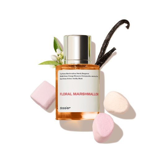 Dossier Eau de Parfum - Floral Marshmallow Scent | Inspired by By Kilian's Love, Don't Be Shy - 1.7 Fl Oz (50ml)