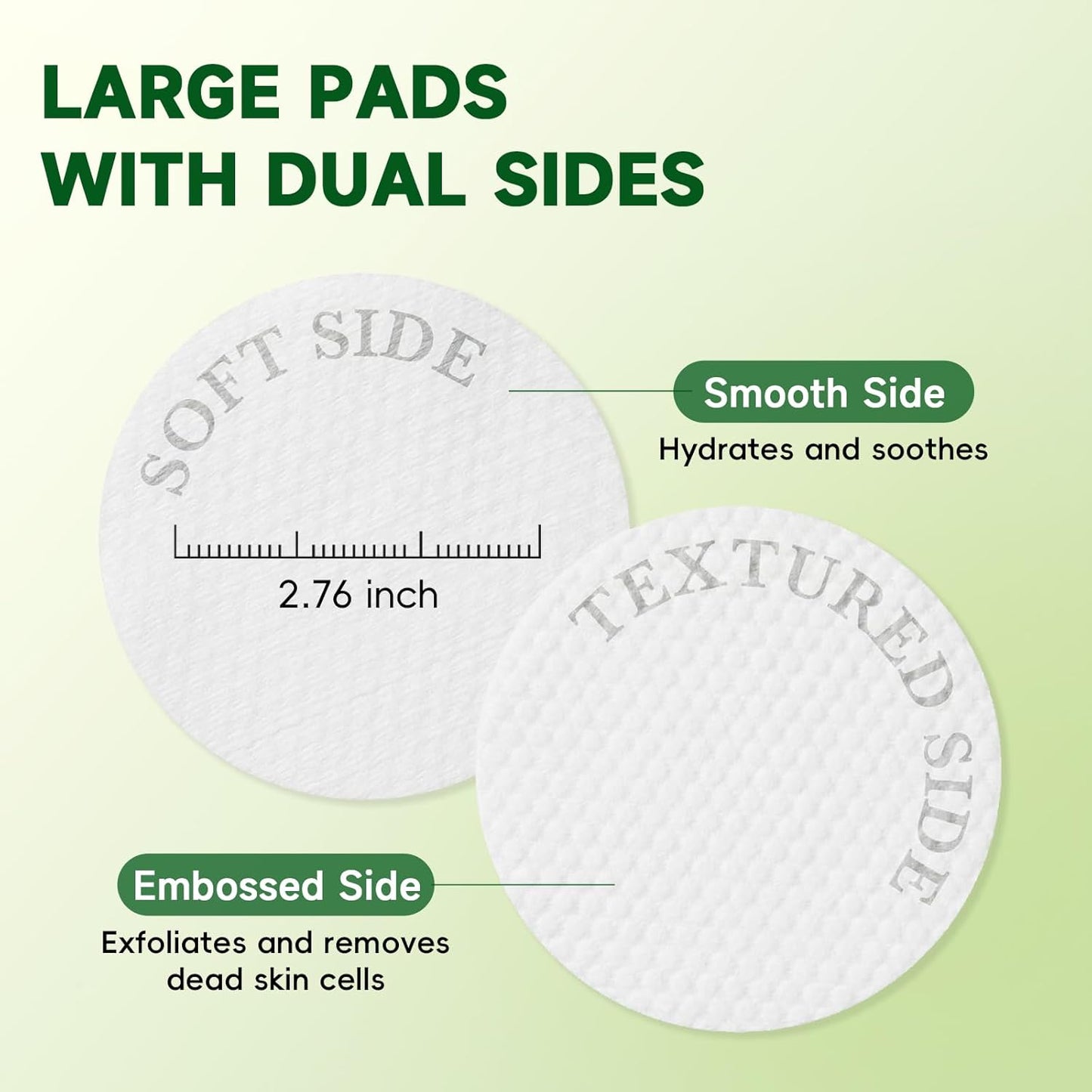 Skiennix Toning Polish Pads - 100 Count Hydrating Skincare Toner for Dark Spots & Dull Skin