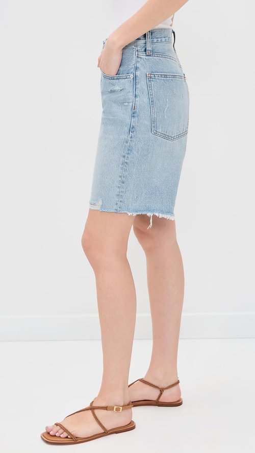 Madewell Women's Essex Long Baggy Shorts - Comfortable Fit | Stylish Summer Fashion