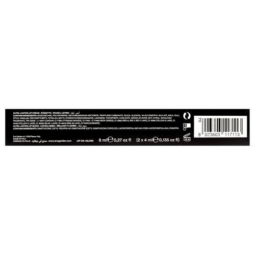 EVAGARDEN Ultra Lasting Lipstick - Moisturizing Gloss for Long Wear & Color Diffusion - 711 Dark Nude - 0.13 oz
