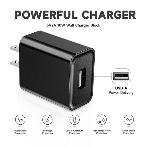 5V USB Wall Charger Adapter Block for Philips Norelco Shaver 2400 3600 3900, Philips Multigroom Series 5000 7000, OneBlade QP2724 Electric Trimmer and Shaver, Series X3001 S3341 Charging Block