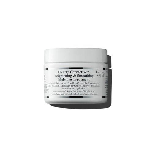 Kiehl's Clearly Corrective Moisture Treatment - 24HR Hydrating Face Moisturizer with Vitamin C & Glycolic Acid | 1.7 fl oz