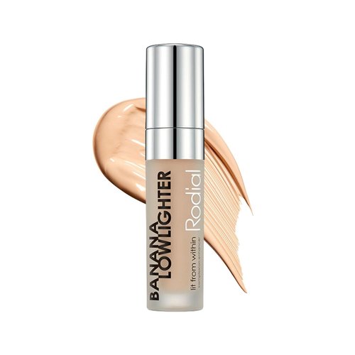 Rodial Banana Lowlighter Liquid Concealer - Yellow Under Eye Brightener with Hyaluronic Acid & Vitamin E, 0.1 fl oz