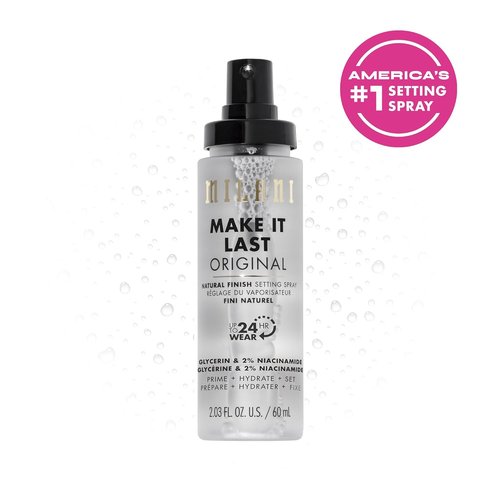 Milani Make It Last Setting Spray - 24-Hour Long-Lasting Makeup Sealer & Primer, Cruelty-Free, 2.03 Fl. Oz