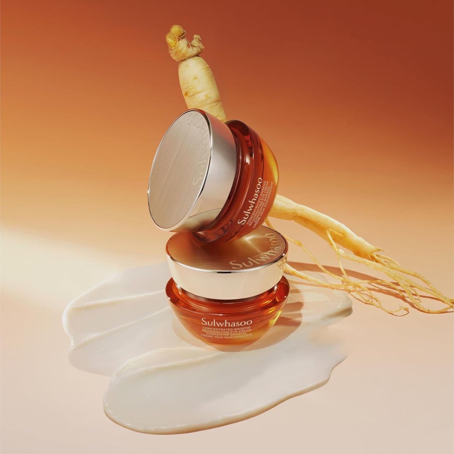 Sulwhasoo Concentrated Ginseng Eye Cream - Anti-Aging Formula with Korean Ginseng & Peptides | 0.50 fl. oz.