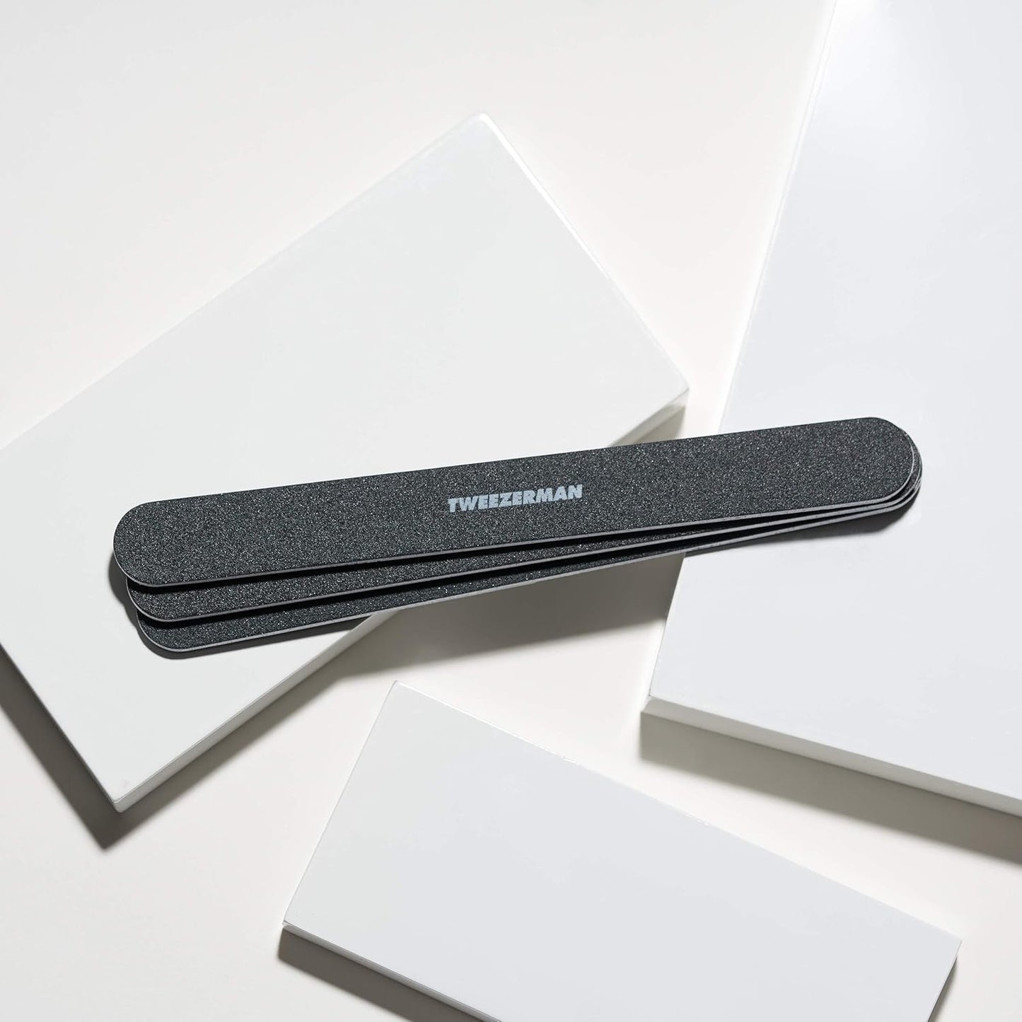 Tweezerman Professional Nail Files - Durable & Precision Tools | Pack of 3